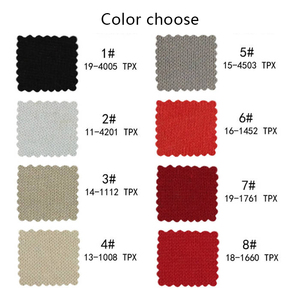 Llano teñido 55% <span class=keywords><strong>Lino</strong></span> 45% algodón rollo de tela para tapicería de tela - Product Image 6