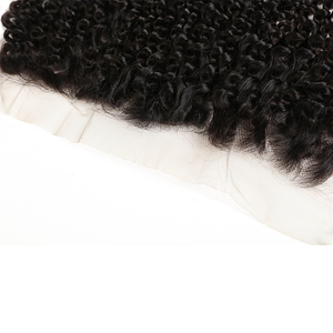 100 Péruvienne Bouclés de Cheveux Humains Weave Bundles avec Frontale Oreille à Oreille Fermeture - Product Image 6