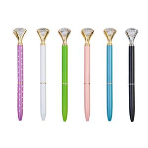 Xinghao de <span class=keywords><strong>la</strong></span> marca de lujo de agradable señora bling pluma promocional de metal regalo gran diamante superior pluma de bola - Product Image 1