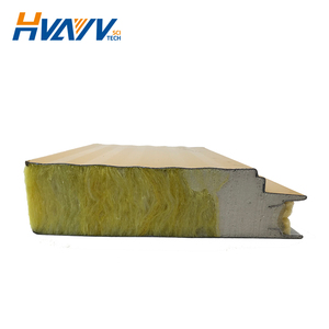 Alta densidad de lana de vidrio a prueba de fuego pared sándwich <span class=keywords><strong>panel</strong></span> resistente al fuego a prueba de agua de lana de vidrio de <span class=keywords><strong>panel</strong></span>/hoja/placa la pared exterior - Product Image 5