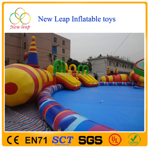Khổng Lồ Khủng Long <span class=keywords><strong>Inflatable</strong></span> Công Viên Nước Slide/<span class=keywords><strong>Inflatable</strong></span> Công Viên Nước Hồ Bơi Cho Người Lớn - Product Image 2