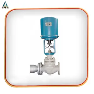 electric water self actuated acting temperature pressure regulating flow control valve DN50