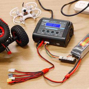 Cargador Rápido de Baterías Lipo HTRC C150 150W 10A con QC1.0 para Baterías LiPo/LiFe/Li-ion/LiHV/NiCd/NiMh/Pb (Negro, Resistente al Fuego, Material PC) - Product Image 4