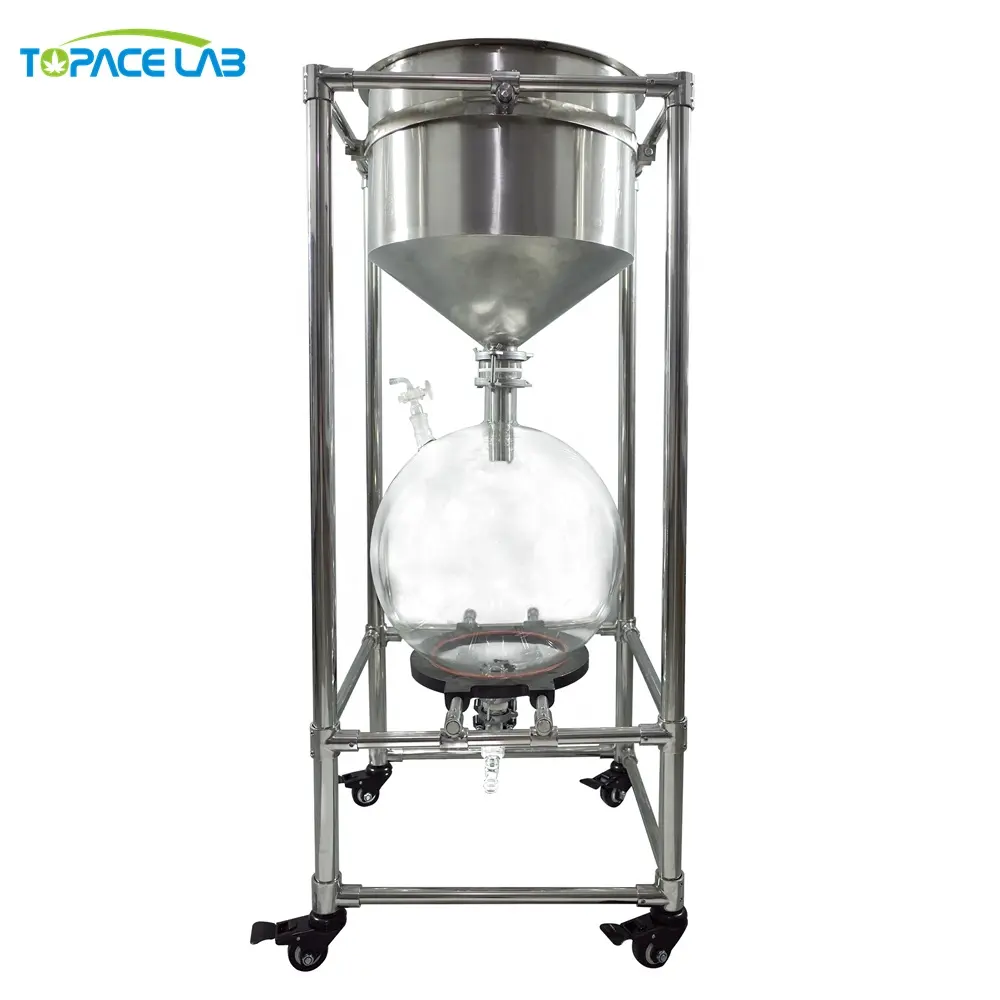 Topacelab 50L yüksek kalite Lab vakum yağ Dewaxing filtrasyon makinesi çelik filtre ile yeni ve orta fiyat ile kullanılan