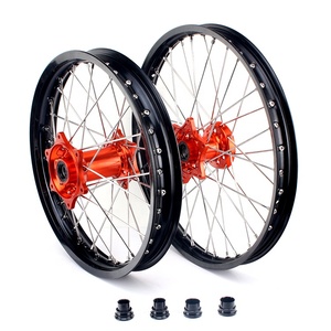 17 18 19 <span class=keywords><strong>21</strong></span> "Pouces Supermoto Moto Alliage <span class=keywords><strong>Jeu</strong></span> De Roues pour Honda Kawasaki Yamaha Suzuki et KTM - Product Image 1