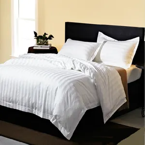 Oeko-tex standard 100 cotton stripe fabrics for making hotel bed linen