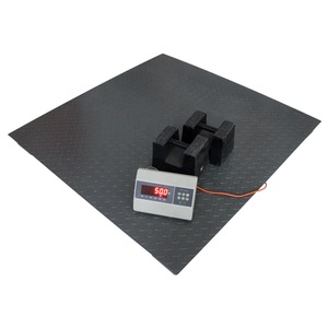 Di alta Qualità 80*80 cm 1 t 2 t 3 t Piattaforma Elettronico Digitale di Pesatura Mobile Piano Scala Dei Bagagli