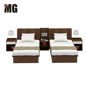 Muebles para Habitación de Hotel Juego de Dormitorio Cama Doble Individual Queen King Size - Product Image 1