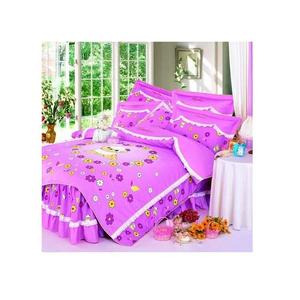 100% पॉलिएस्टर होम टेक्सटाइल <span class=keywords><strong>microfiber</strong></span> फूल डिजाइन चादर कपड़े - Product Image 6