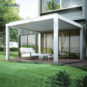 Cubiertas de aluminio impermeables para patio Apertura eléctrica Sistema de techo <span class=keywords><strong>Pergola</strong></span> - Product Image 3