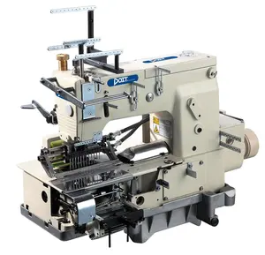 DT PSSM Hochgeschwindigkeits-12-Nadel-Flachbett-Doppelkettenstich-Nähmaschine mit Shirring