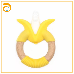 Sản Phẩm Mới Cho Bé Chuối Nhai Đồ Chơi Mọc Răng Bàn Chải Đánh Răng Nhẫn Bằng Gỗ - Product Image 2