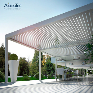 Cubiertas de aluminio impermeables para patio Apertura eléctrica Sistema de techo <span class=keywords><strong>Pergola</strong></span> - Product Image 5