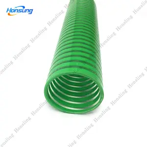 Tuyaux d'aspiration haute pression en pvc, vert, 2 "et 4", vente en gros, pour aspiration