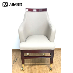 Personnalisé Meubles de Casino D'or <span class=keywords><strong>Roulette</strong></span> Poker Chaises Noir Ou Blanc Texture Cuir Casino Chaises de Bar - Product Image 1