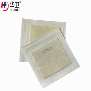 Pemasok Bahan Medis HUAWEI Gratis Serat Putih Pemasok Bahan Medis Kalsium Alginate Pembalut Perawatan Luka 3 Tahun CN;HUB