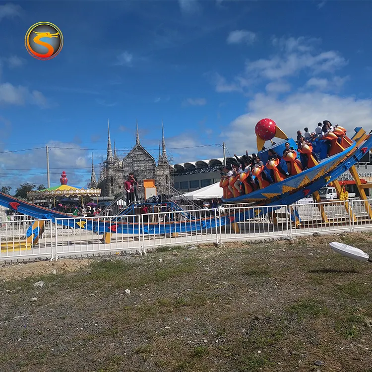 Factory Direct Funfair Attraction Games Amusement Swing Rides 20 Seats Flying UFO Ride for Sale