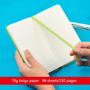 Tùy chỉnh A5 máy tính xách tay kế hoạch cá nhân da thông minh Nhật ký văn phòng phẩm cho sinh viên đại học ban nhạc đàn hồi bao gồm - Product Image 4