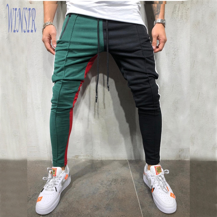 Spandex Athletic Leggings Multi Panels 