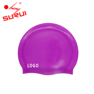 Top Qualité Imprimé 100% <span class=keywords><strong>Fun</strong></span> Silicone Violet Bon <span class=keywords><strong>Bonnet</strong></span> <span class=keywords><strong>De</strong></span> <span class=keywords><strong>Bain</strong></span> Pour Adultes - Product Image 1