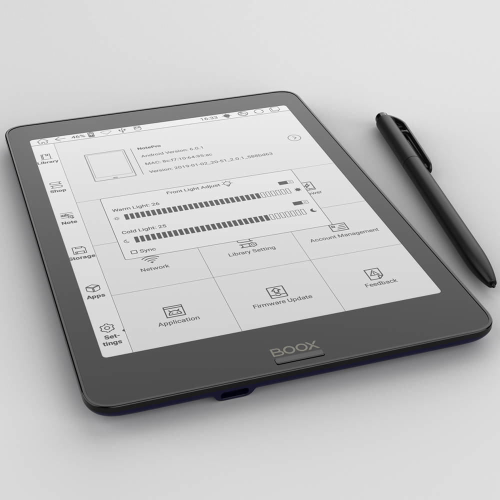 Onyx Boox Nova Pro 7.8 Inch E-Book Reader With Front Light