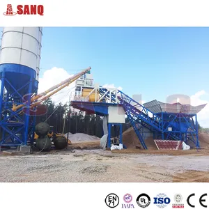 75m3 v/h cầm tay nhà máy đúc sẵn bê tông / Silo ăn nhà máy trộn bê tông 4 tổng hợp điện thoại di động