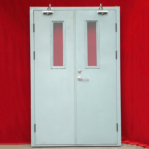 Commercial intérieur couleur enduit laminé à froid 2 h porte en acier évaluée par feu - Product Image 3