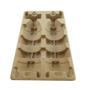 เยื่อกระดาษรีไซเคิล1ขวดถาดผู้ส่งไวน์ - Product Image 1