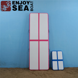 <span class=keywords><strong>Pista</strong></span> de aire inflable de punto de caída de doble capa para gimnasio para ajuste de aguas oceánicas - Product Image 3
