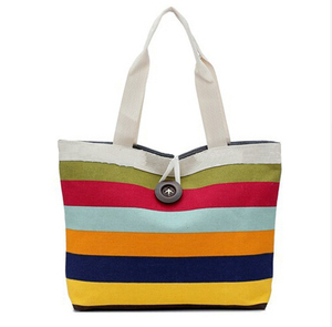 mujeres de la onda de la playa de la lona bolso botón grande británico plaid <span class=keywords><strong>DaWanda</strong></span> bolsos de mano bolsos de hombro bolsas - Product Image 1
