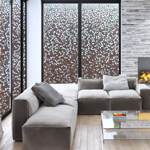 Película electrostática de vinilo PVC 3D para ventanas, color blanco leche, para el hogar - Product Image 3