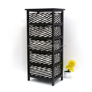 Tủ Đựng Đồ Gỗ Nội Thất Trung Quốc Màu Đen Giảm Giá Mạnh Tủ Đựng Đồ Trang Trí Nhà Cửa - Product Image 5