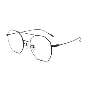 Neues Design Beta Titan Brillen gestell, <span class=keywords><strong>Online</strong></span>-Verkauf Unisex Doppelbrücke optische Rahmen Brillen