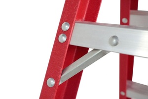 Heavy Duty Double Side 6ft <strong>a</strong> <strong>Frame</strong> Folding Fiberglass Step <strong>Ladder</strong> for Sale - Product Image 3