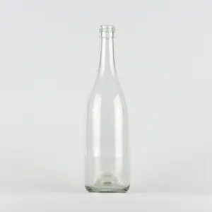 750 ml schroef afwerking clear kleur bordeaux wijn glazen fles