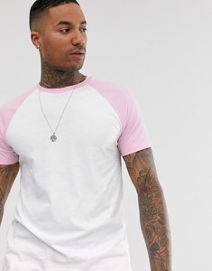 T-shirt girocollo a girocollo a asciugatura rapida con maniche Raglan a contrasto in Spandex per adulti - Product Image 4