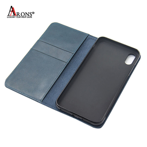 EMF đứng chính hãng leather wallet lật thông minh sang trọng lật bảo vệ trường hợp điện thoại chống bức xạ điện thoại trường hợp đối với iPhone X XS MAX - Product Image 3