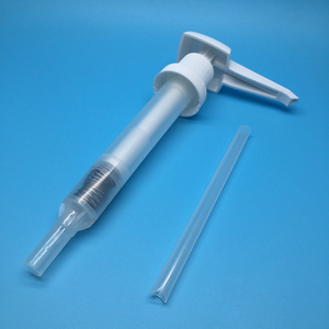 UK-B002 38-400 pompa di plastica della bottiglia per la pompa quadrata dello sciroppo di sapore per uso alimentare - Product Image 5
