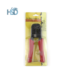 Outil réseau multifonction <span class=keywords><strong>Pince</strong></span> à <span class=keywords><strong>sertir</strong></span> Deutsch RJ45 Pex Crimp Stainless Steel Pipe 568 Type pour RJ45 RJ11 RJ12 Connector Copper - Product Image 3