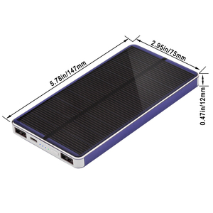 Energía Verde 10000 MAH portátil de energía Solar de la batería del teléfono <span class=keywords><strong>celular</strong></span> <span class=keywords><strong>cargador</strong></span> para Tour - Product Image 2