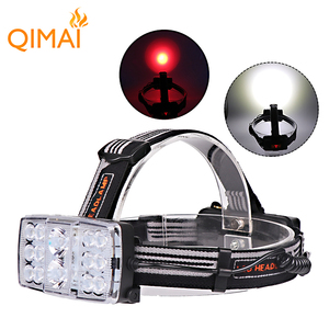 Personnaliser étanche usb rechargeable rouge <span class=keywords><strong>lampe</strong></span> <span class=keywords><strong>lampe</strong></span> <span class=keywords><strong>frontale</strong></span> <span class=keywords><strong>lampe</strong></span> <span class=keywords><strong>de</strong></span> <span class=keywords><strong>poche</strong></span> lumière LED chasse projecteur extérieur - Product Image 1