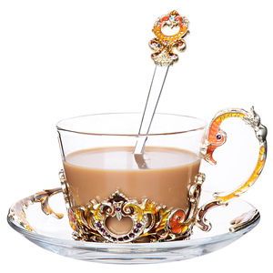Élégant De Luxe cadeau ensemble Verre Café Tasse Pour <span class=keywords><strong>Amis</strong></span>, Famille - Product Image 6
