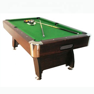 Table de <span class=keywords><strong>billard</strong></span> classique de sport pour jeux de famille, option de couleur du tissu gris/rouge/jaune/bleu/vert - Product Image 5