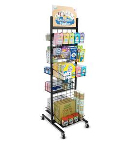 Kim loại Cửa Hàng Giá ComicBook Chủ Văn Phòng Phẩm Vớ Bán Lẻ Hiển Thị Đứng - Product Image 2