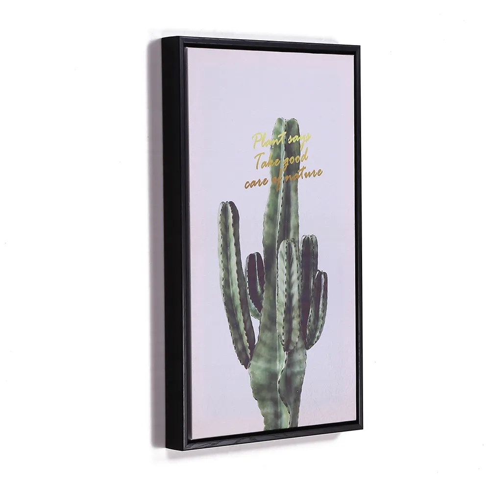 Plante de Cactus l'impressionnisme Café Boutique Décoration Murale Contemporaine Conceptions D'art Peinture Acrylique