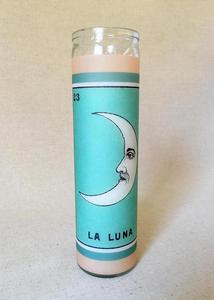 Vela Votiva de Vidrio con Diseño de Arte Folclórico Mexicano, Estilo Latinoamericano Vintage - Product Image 6