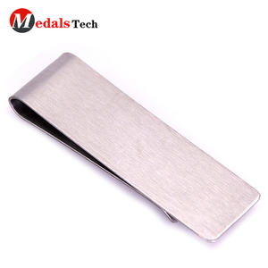 <span class=keywords><strong>Promotion</strong></span> argent pinces à billets en métal avec logo personnalisé - Product Image 5