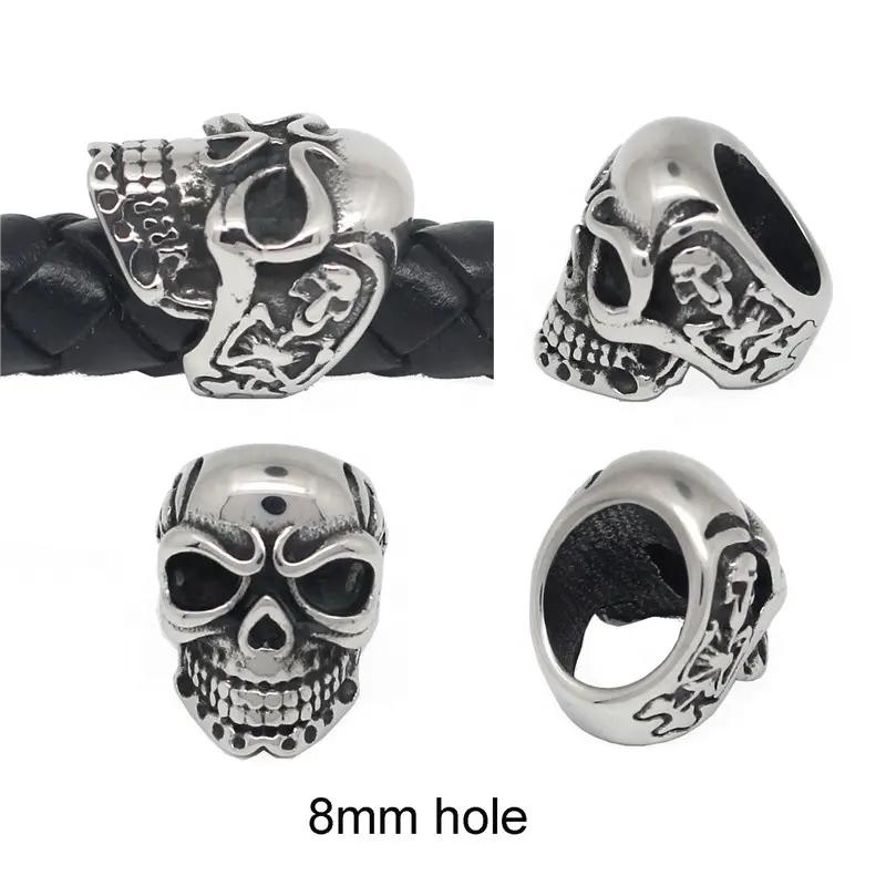 Yudan Wholesale Stainless Steel Bead Skull