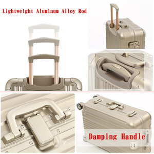 Alta calidad tamaño de <span class=keywords><strong>cabina</strong></span> 4 ruedas llevar-en el caso de aleación de aluminio de equipaje bolsa de viaje <span class=keywords><strong>maleta</strong></span> de ruedas - Product Image 4