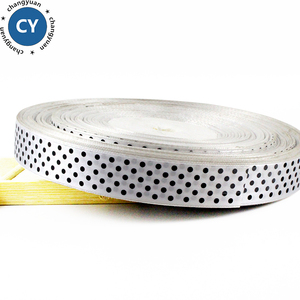 De seda <span class=keywords><strong>chino</strong></span> de Gimnasia Rítmica danza cinta de 1,5 cm impreso blanco y negro patrón de punto de cinta de satén - Product Image 5